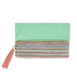 Mint Fold Clutch by Shiraleah Chicago
